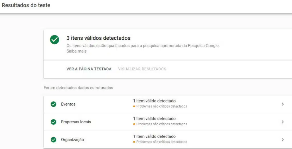 Rich snippets no Google