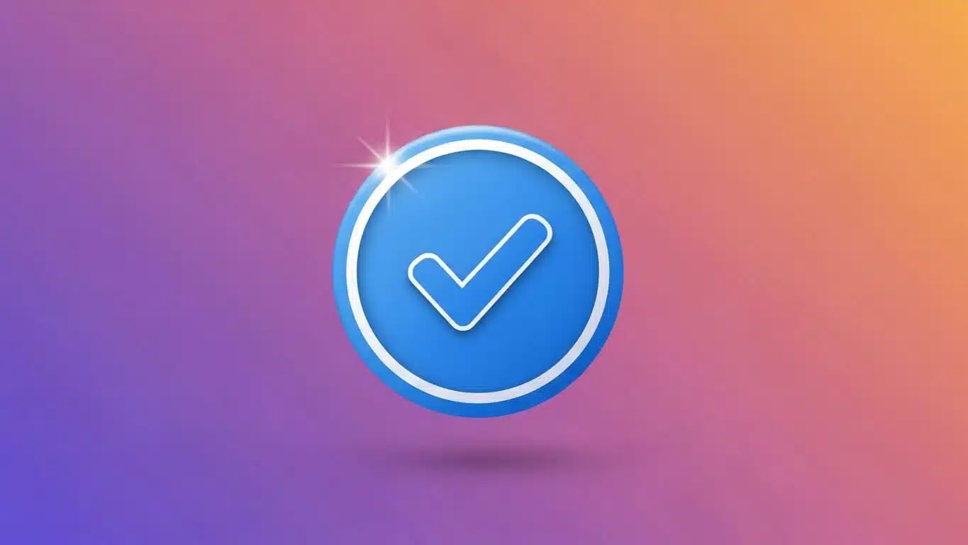 Selo verificado no Instagram
