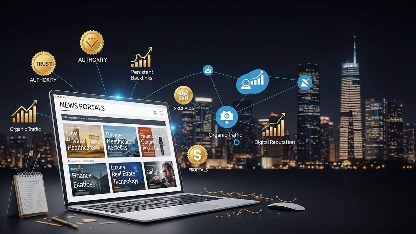 Portais de notícias para nichos de alta margem e baixa confiança