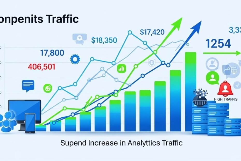 Aumento repentino de tráfego no site