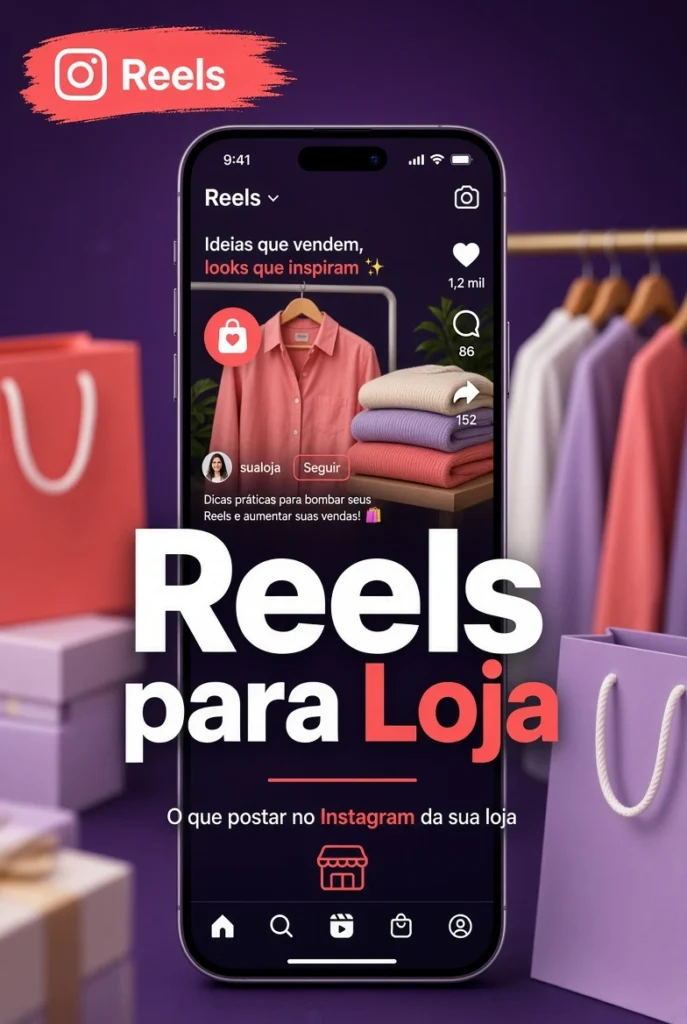 Reels de loja para redes sociais